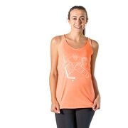 Hockey Women's Everyday Tank Top - Hockey Goalie Sketch