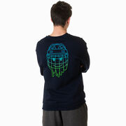 Hockey Crewneck Sweatshirt - Have An Ice Day Smiley (Back Design)