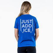 Hockey Short Sleeve T-Shirt - Just Add Ice™ (Back Design)