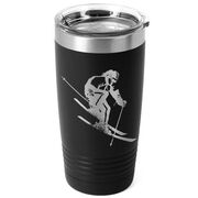 Skiing 20 oz. Double Insulated Tumbler - Female Silhouette