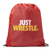 Wrestling Drawstring Backpack Just Wrestle