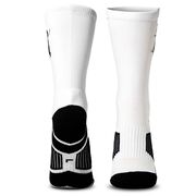 Hockey Woven Mid-Calf Socks - Hockey Dog