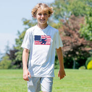 Hockey Short Sleeve Performance Tee - Hockey Land That We Love