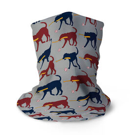 Baseball Multifunctional Headwear - Buddy The Baseball Dog Pattern RokBAND