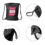 Drawstring Backpack - Don't Feed The Goalie
