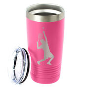 Tennis 20 oz. Double Insulated Tumbler - Male Silhouette