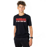 Baseball Short Sleeve T-Shirt - Baseball All Day Everyday