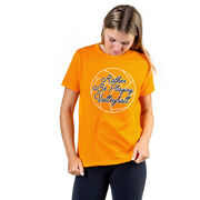Volleyball Short Sleeve T-Shirt - I'd Rather Be Playing Volleyball