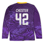 Custom Team Long Sleeve Velocitee Shooter T-Shirt  - Girls Lacrosse