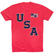 Hockey T-Shirt Short Sleeve - Hockey USA Gold