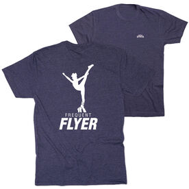 Cheerleading Short Sleeve T-Shirt - Frequent Flyer (Back Design)