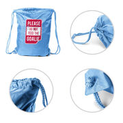 Hockey Drawstring Backpack - Don't Feed The Goalie