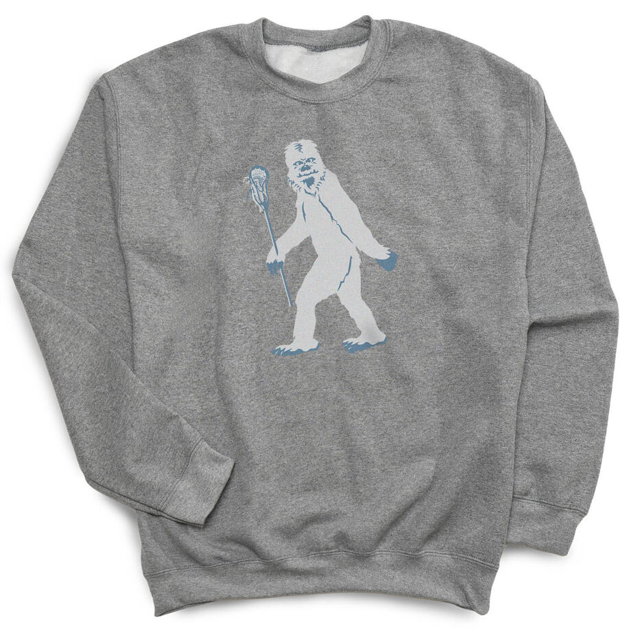 Guys Lacrosse Crewneck Sweatshirt - Yeti Lacrosse - Personalization Image