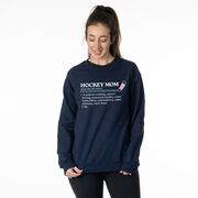 Hockey Crewneck Sweatshirt - Hockey Mom Definition