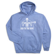 Guys Lacrosse Hooded Sweatshirt - Bad To The Bone