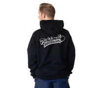 Pickleball Hooded Sweatshirt - Kind Of A Big Dill (Back Design)