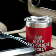 Hockey 20 oz. Double Insulated Tumbler - Personalized Eat Sleep Hockey