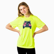 Girls Lacrosse Short Sleeve Performance Tee - Lax Cruiser