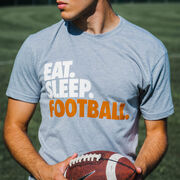 Football T-Shirt Short Sleeve Eat. Sleep. Football.