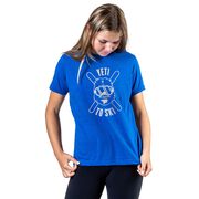 Skiing T-Shirt Short Sleeve - Yeti To Ski