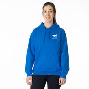 Girls Lacrosse Hooded Sweatshirt - All Weekend Lacrosse (Back Design) 