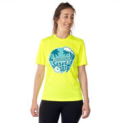 Pickleball Short Sleeve Performance Tee - Serve's Up