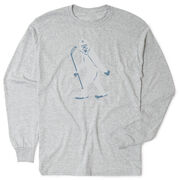 Hockey Tshirt Long Sleeve - Yeti