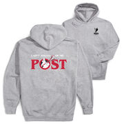Guys Lacrosse Hooded Sweatshirt - Ain't Afraid of No Post (Back Design)