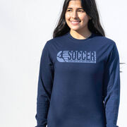 Soccer Tshirt Long Sleeve - 100% Of The Shots