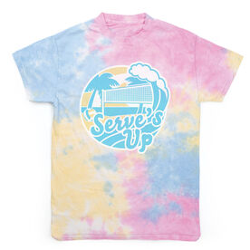 Volleyball Short Sleeve T-Shirt - Serve's Up Tie Dye