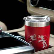 Wrestling 20 oz. Double Insulated Tumbler - Silhouettes