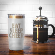 Cheerleading 20 oz. Double Insulated Tumbler - Eat Sleep Cheer