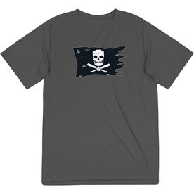 Baseball Short Sleeve Performance Tee - Baseball Pirate Flag