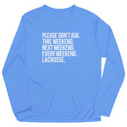 Lacrosse Long Sleeve Performance Tee - All Weekend Lacrosse
