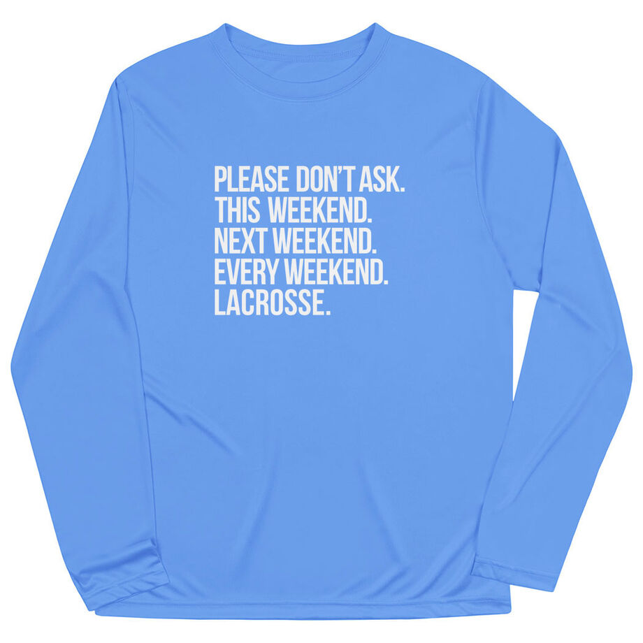 Lacrosse Long Sleeve Performance Tee - All Weekend Lacrosse