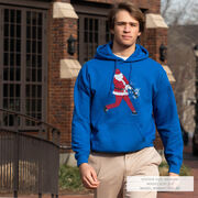 Baseball Hooded Sweatshirt - Home Run Santa