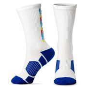 Swimming Woven Mid-Calf Socks - Just Swim