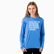 Lacrosse Long Sleeve Performance Tee - All Weekend Lacrosse