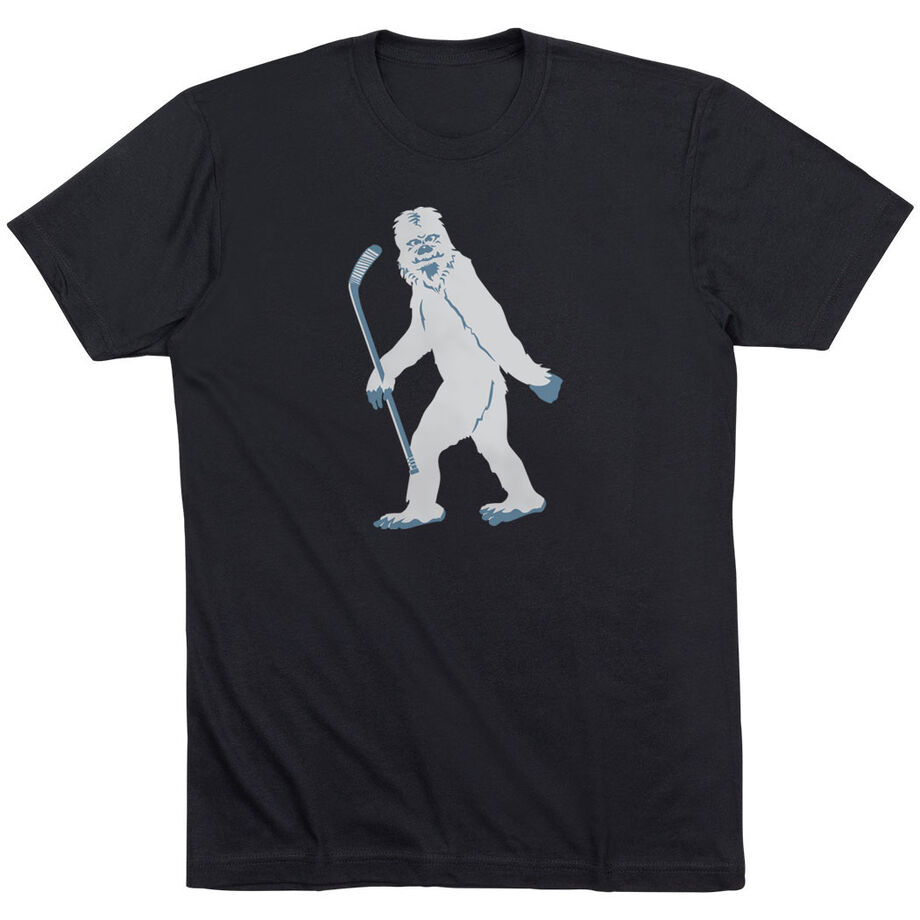 Hockey Short Sleeve T-Shirt - Yeti - Personalization Image