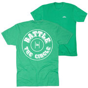 Wrestling Short Sleeve T-Shirt - Battle In Circle (Back Design)