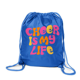 Cheerleading Drawstring Backpack - Cheer Is My Life
