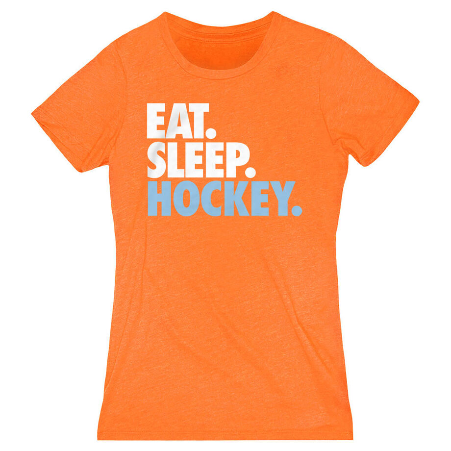 Hockey Women's Everyday Tee - Eat. Sleep. Hockey.