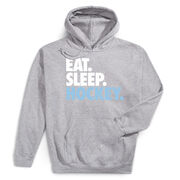 Hockey Hooded Sweatshirt - Eat. Sleep. Hockey.