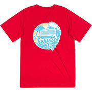 Volleyball Short Sleeve Performance Tee - Serve's Up