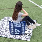 Soccer Gameday Puffle Blanket - Play Soccer