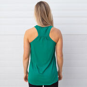 Tennis Flowy Racerback Tank Top - Love Means Nothing In Tennis