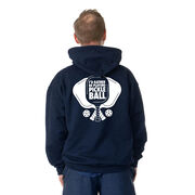 Pickleball Hooded Sweatshirt - I'd Rather Be Playing Pickleball (Back Design)