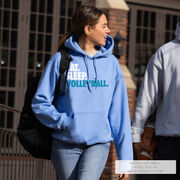 Volleyball Hooded Sweatshirt - Eat. Sleep. Volleyball.