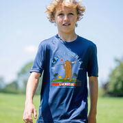 Guys Lacrosse Short Sleeve Performance Tee - California Lacrosse