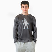 Guys Lacrosse Long Sleeve Performance Tee - Yeti